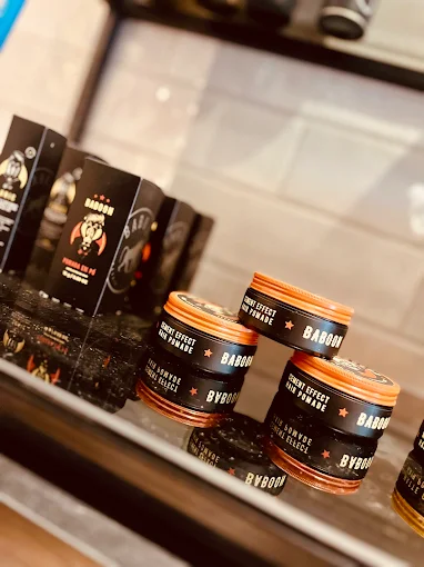 Produtos Baboon Pomade disponíveis na BM Barbearia